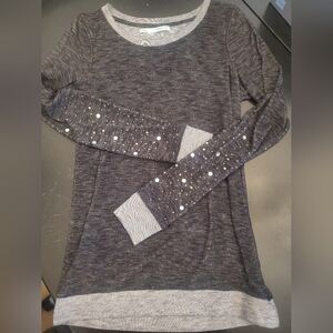 Sparkle sleeve sweater